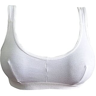                       U-Light Women &Amp; Girl'S Cotton Rich Non-Padded Non Wired With Double Layered Premium Bra                                              