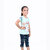 Kid Kupboard Cotton Girls T-Shirt, Light Blue, Half-Sleeves, Crew Neck, 6-7 Years KIDS5241