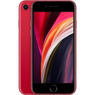 (Refurbished) Apple iPhone SE2 (128 GB Storage, Red) - Superb Condition, Like New