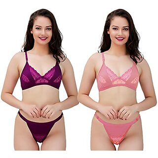                      U-Light Sona Lingerie Set For Women | Bridal Lingerie Set For Women | Beautiful Combo Of Lingerie Set                                              