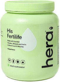 Hera His Fertilife - Boost Male Fertility - Maca, Essential Vitamins, Minerals and Anitoixidants - 300