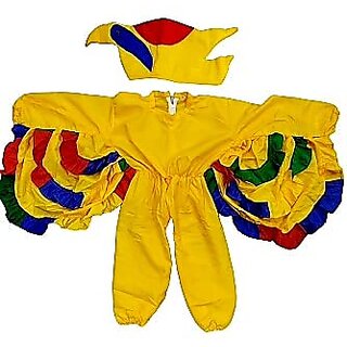                       Bird Multi Color Costume With Beautiful Colors in wings for 3-8 yr KidsEvents, Environment  Save Birds Them                                              
