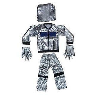                       Robot Silver Color Dress for Kids                                              