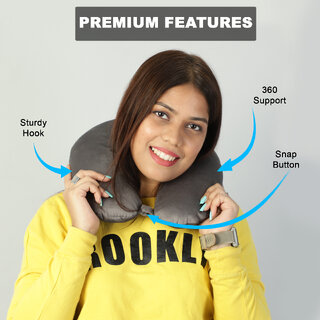 Flipon Travel Pillow Car Head Rest, Ergonomic Neck Pillow for Neck and Cervical Pain Relief Flipon Travel Pillow Car Head Rest, Ergonomic Neck Pillow for Neck and Cervical Pain Relief