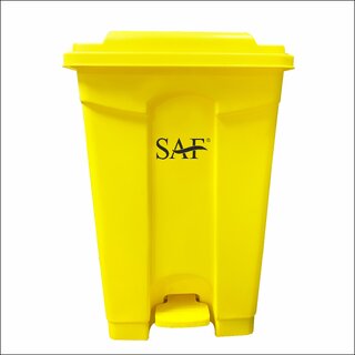                       SAF PLASTIC PEDAL BIN 60 LITERS for Office, Kitchen, Hospitals, Hotel, Restaurant, Farm House, Resort, Residence,                                              