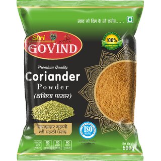                       Shri Govind Coriander Powder 500 Gm                                              