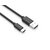 Twance T24B PVC Type C to USB Fast charging and data sync Cable, Black Color, 2 Meter