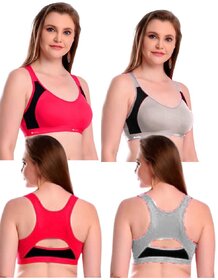 Bodybest Yumina Proactive Womens Sports BraPack of 2