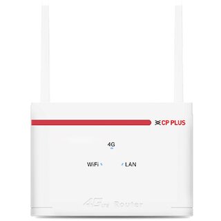 CP PLUS CP-XR-DE21-S High Speed 4G LET Router / 2 External Antennas / Wider Wi-Fi Coverage