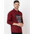 Modernity Casual Black-Mehrun Shirt For Men