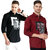 Modernity Casual Black-Mehrun Shirt For Men