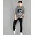 Modernity Casual Black-Grey Shirt For Men