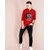 Modernity Casual Black-Rust Shirt For Men