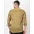 Modernity Casual Camel-Grey Shirt For Men