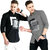 Modernity Casual Black-Grey Shirt For Men