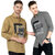 Modernity Casual Camel-Grey Shirt For Men