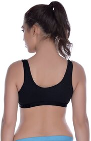 Bodybest Chick Cotton Blend Semi Coverage Sports Bra- Pack of 1