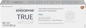 Sensodyne True White Fluoride Toothpaste for Sensitive Teeth, Mint