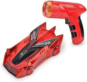 Wall Floor Climber Climbing Racer Infrared Control Racing Car for Kids Toy Ceiling Rotating Stunt 360 Degree Rolling, Re