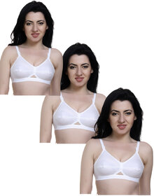 Bodybest New Sharmila Pure Cotton BraPack of 3