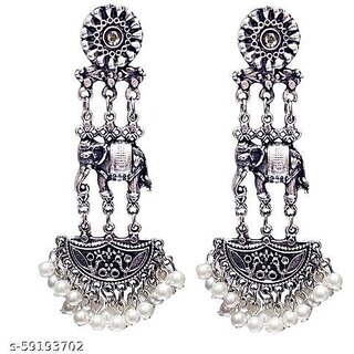                       Essential Oxidised Earrings  Studs for women                                              