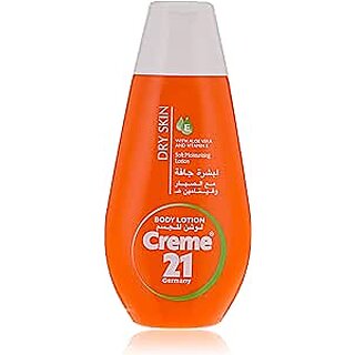 Creme 21 Dry Skin Lotion With Aloe Vera and Vitamin E For Deep Nourishment Ideal for Dry Skin Non-Greasy Formula Creme 21 Dry Skin Lotion With Aloe Vera and Vitamin E For Deep Nourishment Ideal for Dry Skin Non-Greasy Formula