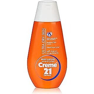                       Creme 21 Ultra Dry Skin Lotion  With Almond Oil and Vitamin E  For Intense Moisturization  Ideal For Very Dry Skin                                              