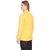 Honey Bell Self Design Yellow Color Polyester Jacket For Women