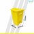 SAF PLASTIC PEDAL BIN 15 LITERS (Yellow) for Office, Kitchen, Hospitals, Hotel, Restaurant, Farm House, Residence