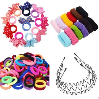                       Alamodey Combo (Pack of 51) Hair Accessory Set (Multicolor)                                              