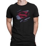HIT SQUARE Black Pure Cotton Round Neck Printed For Men