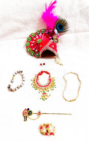 Kuhi Handmade Designer Ornaments For Kanha Ji And  Size No. 5  6
