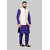 Ochex Men's Silk Blend Kurta Churidar Pyjama with Stylish Modi Jacket/Waistcoat