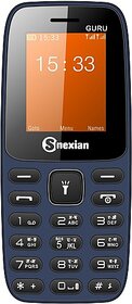 Snexian GURU 2171 (Dual Sim, 1.8 Inches Display, 850 mAh Battery, Blue)