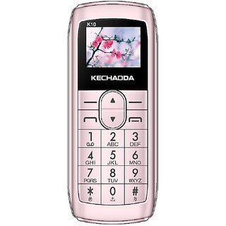                       Kechaoda K10 (Single Sim, 0.66 Inch Display, 300 mAh Battery, Pink/Rose Gold)                                              