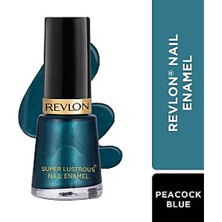 Revlon Nail Enamel Peacock Blue