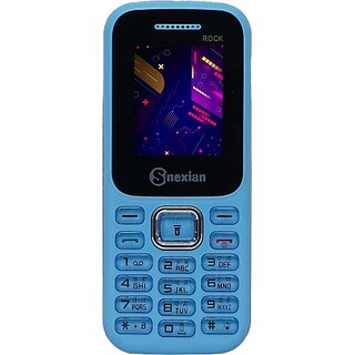 Snexian ROCK 310 (Dual Sim, 1.77 Inches Display, 1000 mAh Battery, Blue)