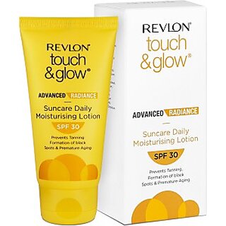                       Revlon Touch & Glow Advanced Radiance Sun Care Daily Moisturizing Lotion Spf 30                                              