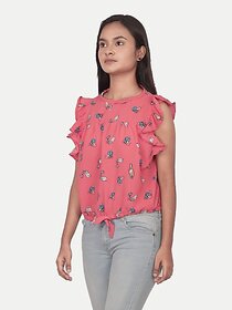 Radprix Round Neck Girls Top