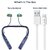 iCruze Tune Wireless Neckband up to 12 H Playtime  13mm driver Bluetooth Headset(Blue, True Wireless)