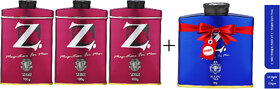 Z - Magnetism for Men Talc 100gm(pack of 3)+50gm Icon