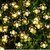 Silicone Flower 14 LED 3 Meter Series Lights for Festival Home Decoration (Warm White, Pack of 2)