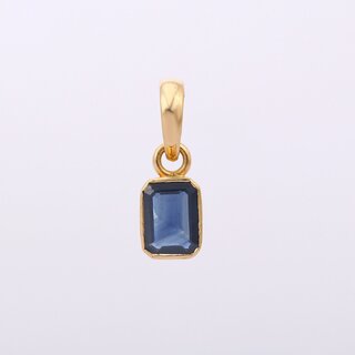                       Natural Blue Sapphire Neelam Stone Pendant Natural Stone Certified Fashionable and Astrological Purpose pendant                                              