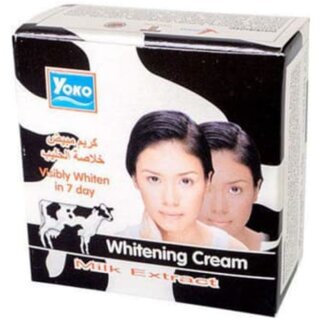                       Movitronix  Yoko cream 4g white + Milk Pack of 2 - Thailand Product                                              