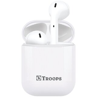 TP TROOPS TWS Earbuds with Bluetooth 5.0 + EDR Sable Connection,Smart Touch Control,Type-C Charging, IPX4 Rated SweatPro