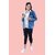 Rad Prix Full Sleeve Washed Women Denim Jacket