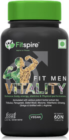 Fitspire Vitality gokshura ashwagandha safed  tablets kaunch beej gokshura powder fenugreek manage overa