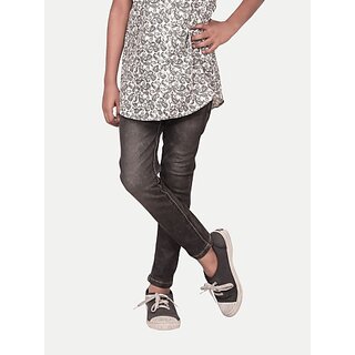                       Radprix Regular Boys Black Jeans                                              