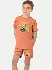 Radprix Boys Casual Pyjama Pyjama (Orange)