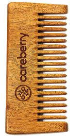 Careberry's Neem Nirvana Shampoo Comb  Reduce Breakage and Hairfall  Neem Comb For Detangling and Hair Growth